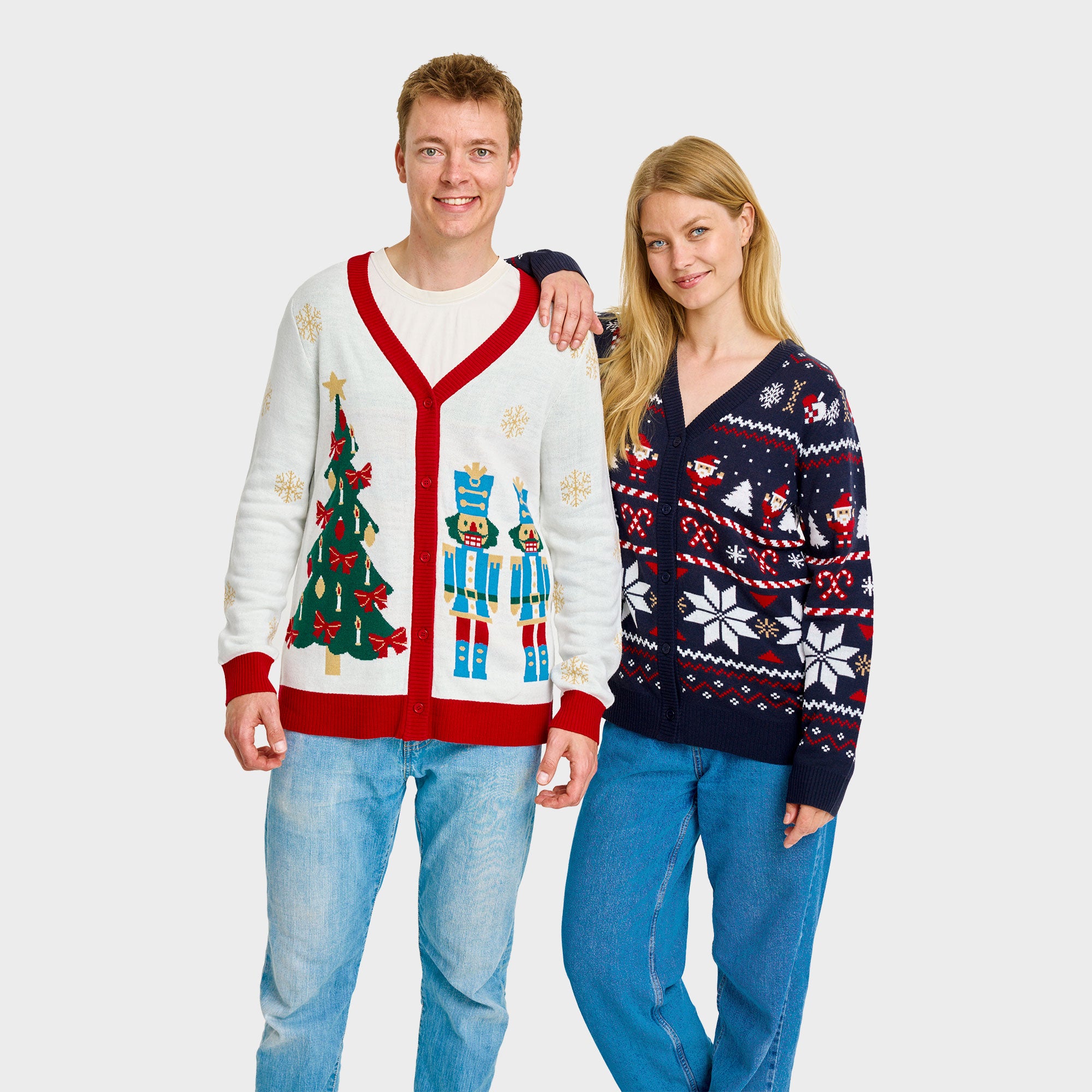 Santa's julecardigan- Dame